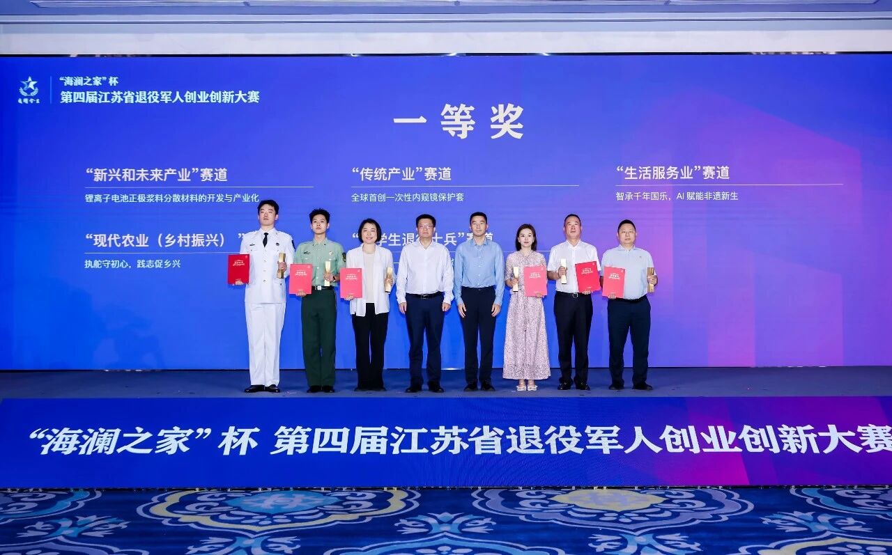 淮安市在全省退役军人创业创新大赛中喜获佳绩